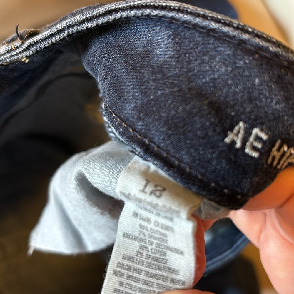 American eagle stretch jeans size 12 flare leg - Picture 4 of 6